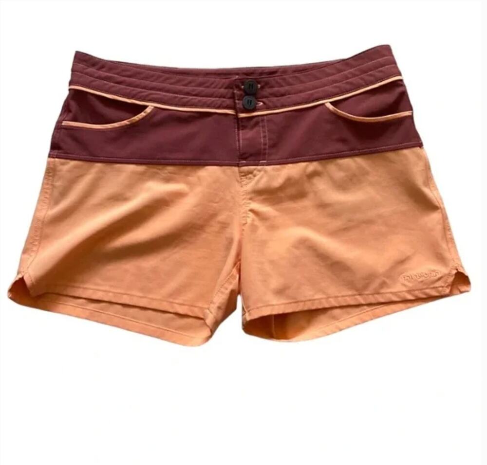 Patagonia Meridian Orange Shorts Sz 4